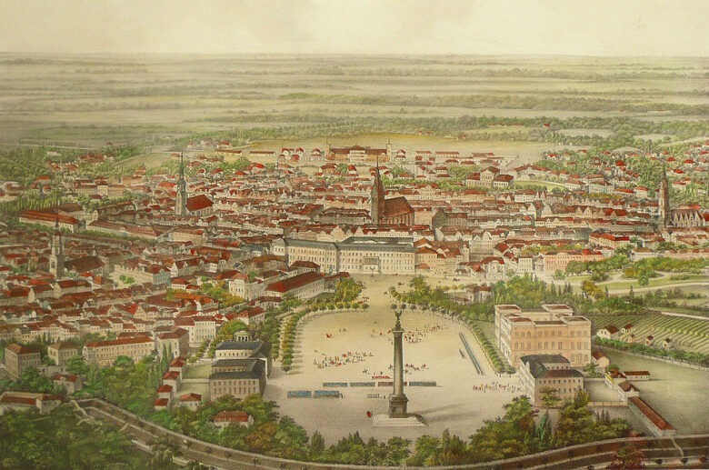 Hannover, Germany in 1850